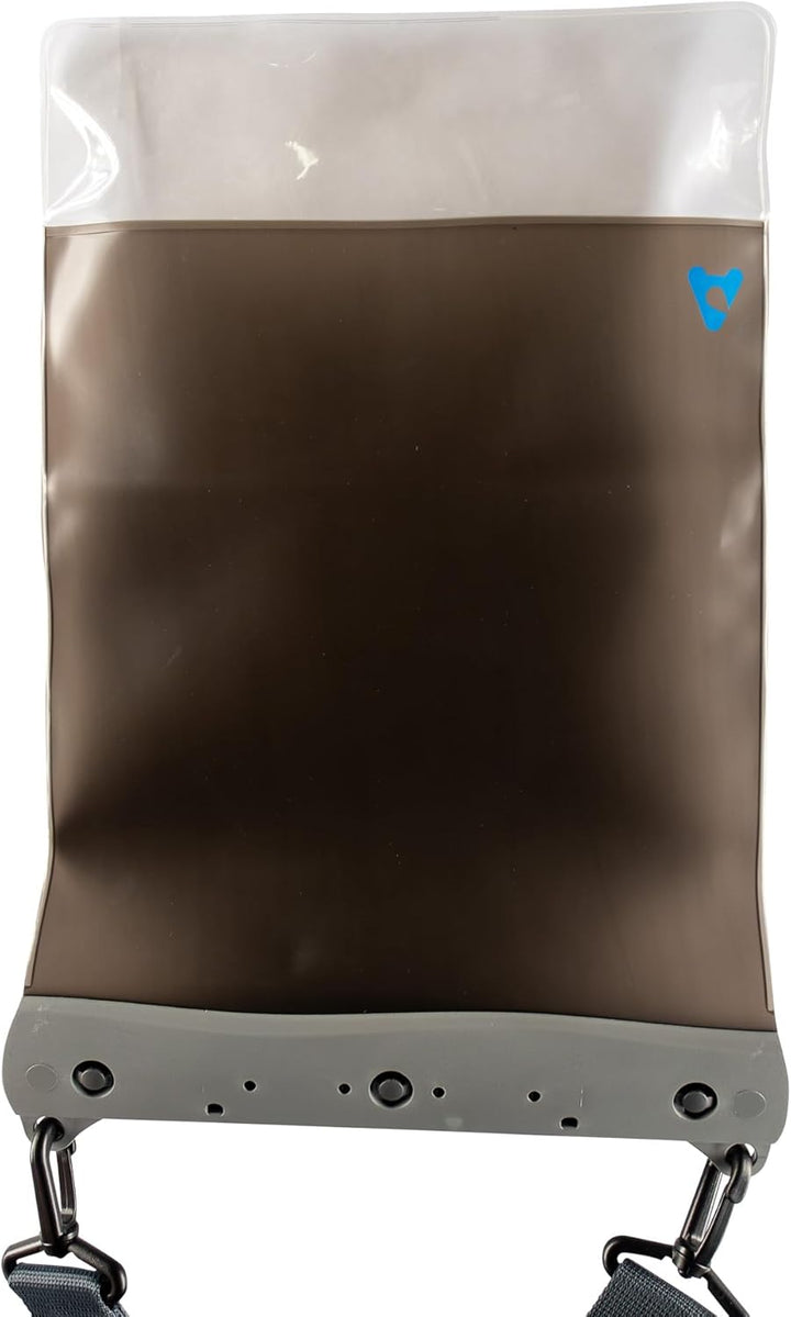 AQUAPAC wasserdichte iPad/Tablet-Tasche, transparent/grau, Gross, 668