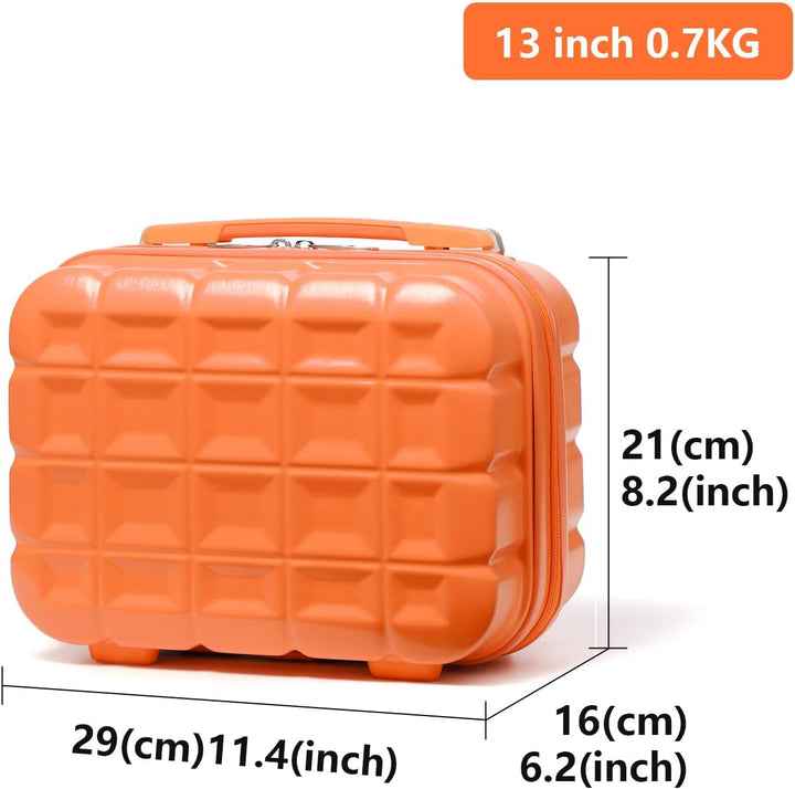 KONO Hartschale Kosmetikkoffer Beautycase Klein Beauty Case Hartschale ABS Handgepäck Gepäck-Sets fü