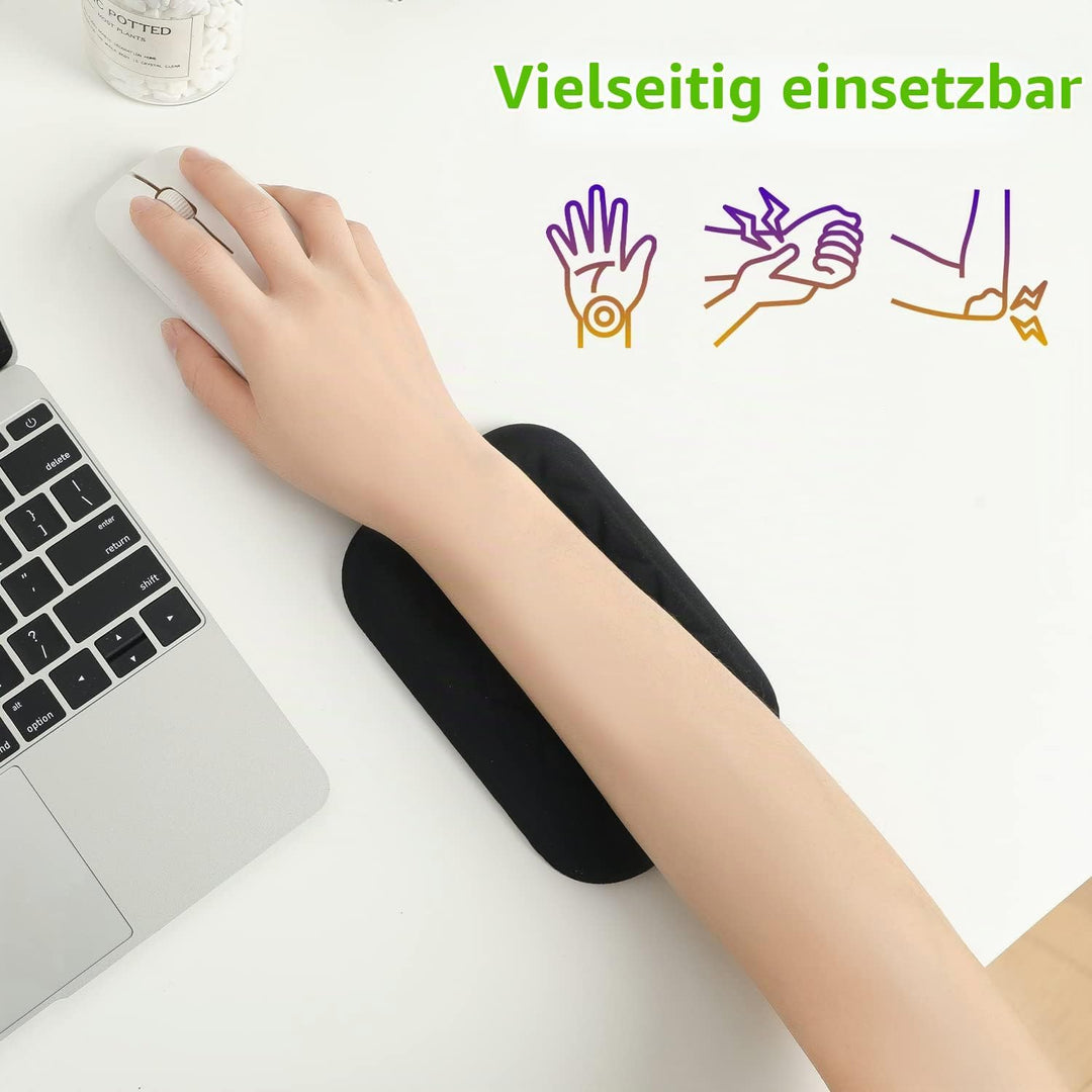 Ergonomische Handgelenk- und Ellenbogenauflage für den Schreibtisch mit Memory-Schaum und rutschfest