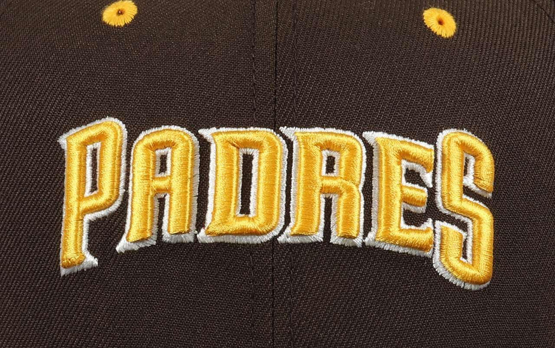 New Era 59Fifty Cap MLB Basecap Baseball Fitted Kappe 56 5950-Padres-Brown#30900, 56 5950-Padres-Bro
