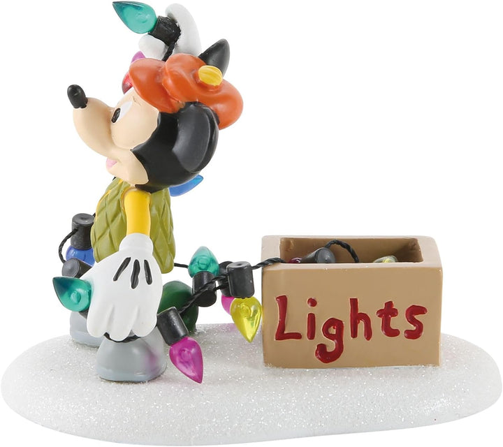 Department 56 Disney Village Mickey Lights Up Weihnachtszubehör, 5,7 cm