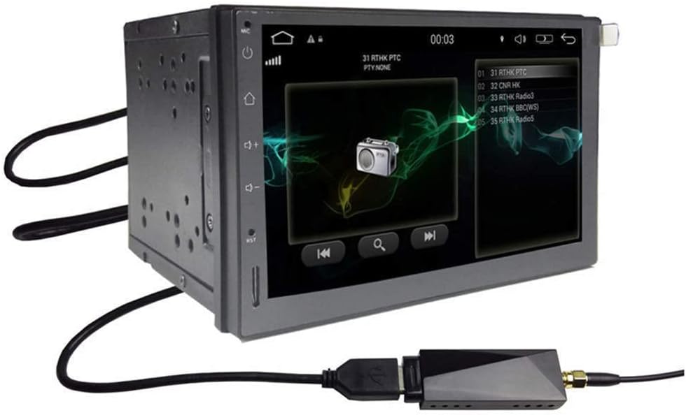 DAB-Radioempfänger im Auto Antenne Digital DAB+ Adapter Tuner Box Audio USB Amplified Loop Antenne D