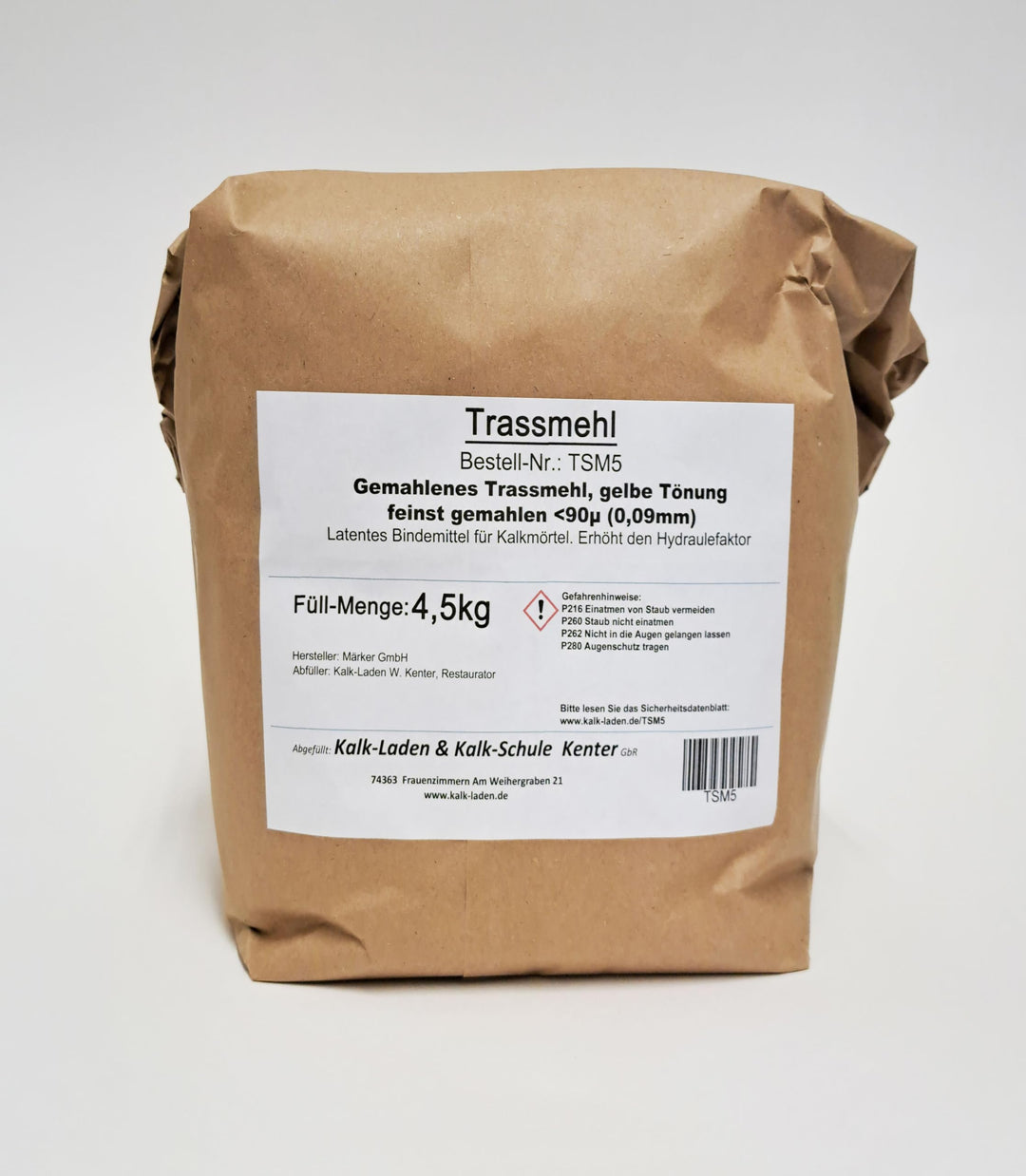 Trassmehl 4,5 kg Suevit-Trass