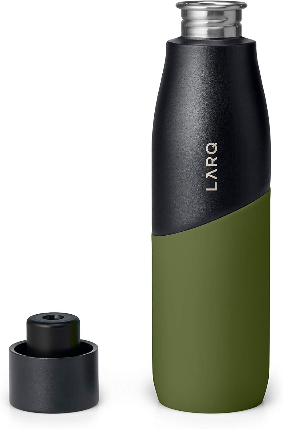 LARQ Movement PureVis 710ml – UV-selbstreinigende Edelstahlflasche mit Silikonhülle | Leicht, stossf