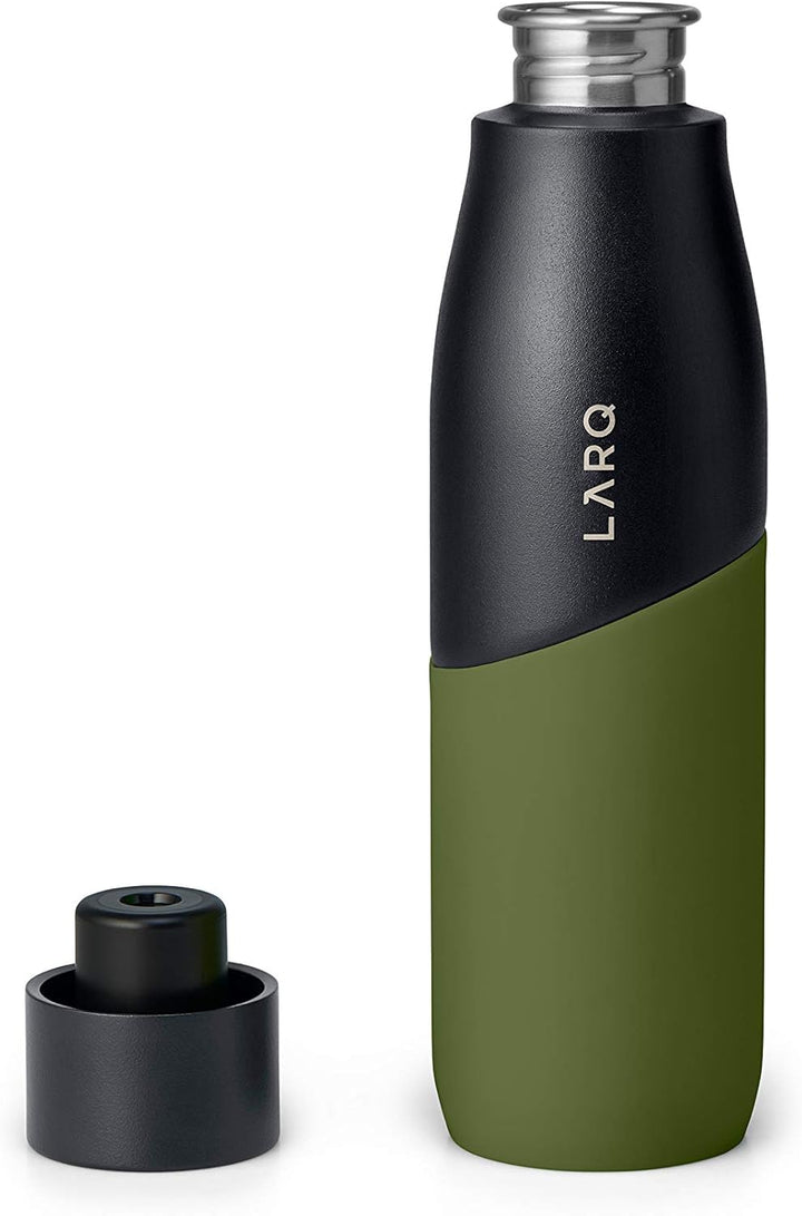 LARQ Movement PureVis 710ml – UV-selbstreinigende Edelstahlflasche mit Silikonhülle | Leicht, stossf