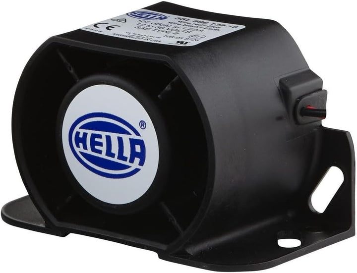 HELLA - Rückfahrwarner - 107dB(A) - Frequenzbereich: 1300Hz - geschraubt - Kabel: 171mm - Stecker: o