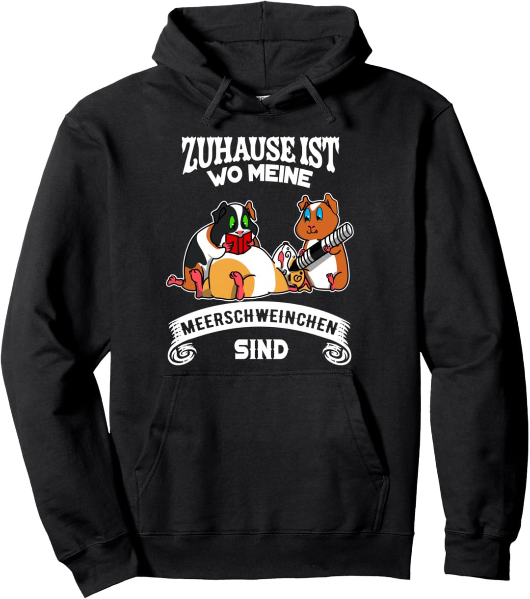 Zuhause Ist Wo Meine Meerschweinchen Sind Süsses Geschenk Pullover Hoodie
