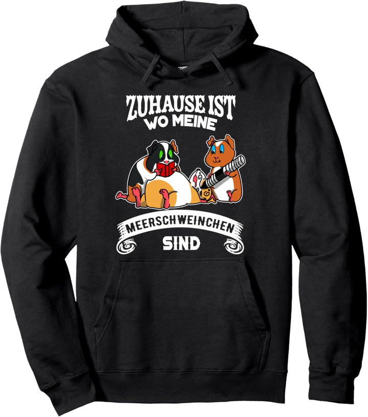 Zuhause Ist Wo Meine Meerschweinchen Sind Süsses Geschenk Pullover Hoodie