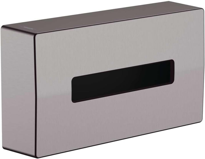 hansgrohe Kosmetiktuchox AddStoris, Taschentuchbox, Brushed Black Chrome, Brushed Black Chrome