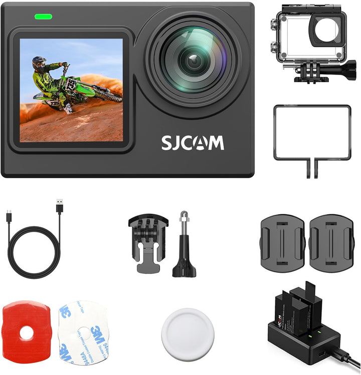 SJCAM SJ6 Ultra 4K Action Cam Unterwasserkamera 30m Wasserdicht, 166° Super Weitwinkel, 6-Achsen EIS