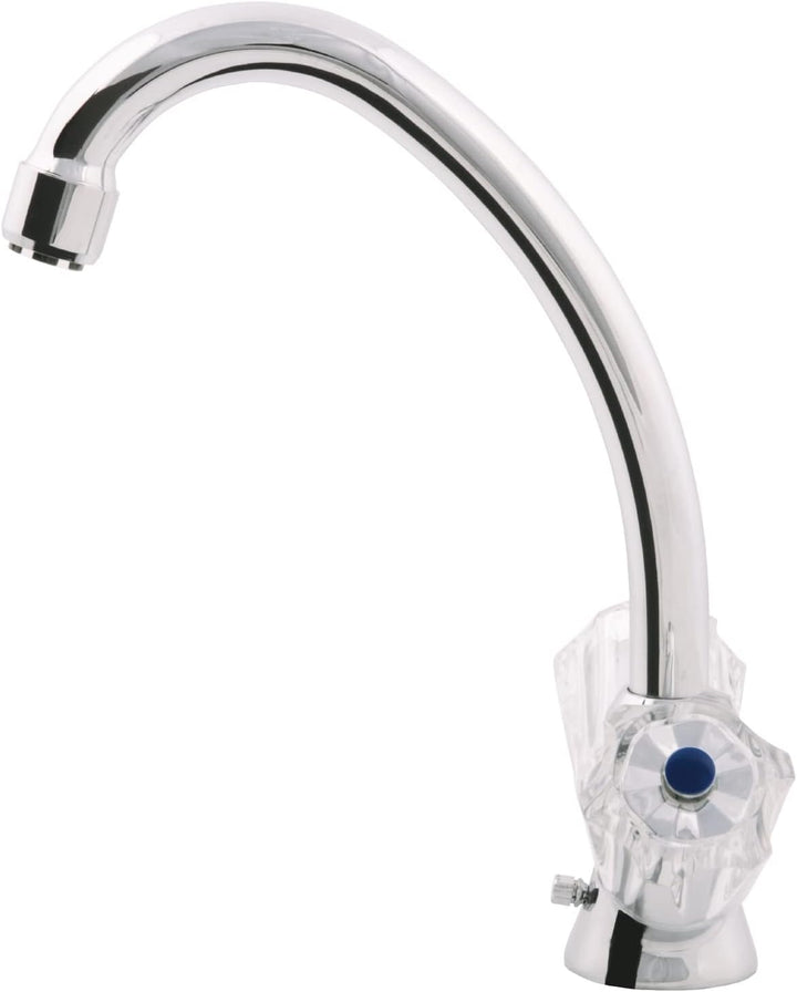 aquaSu® Zweigriffmischer Standard Plus für Waschtisch | Niederdruck | Chrom | Wasserhahn