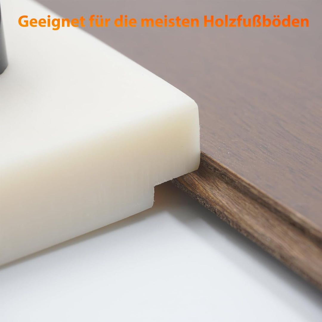 Laminat Vinylboden, 200mm NYLON Schlagholz Schlagklotz, Laminatboden Klicksystem mit Griff, Bodenleg