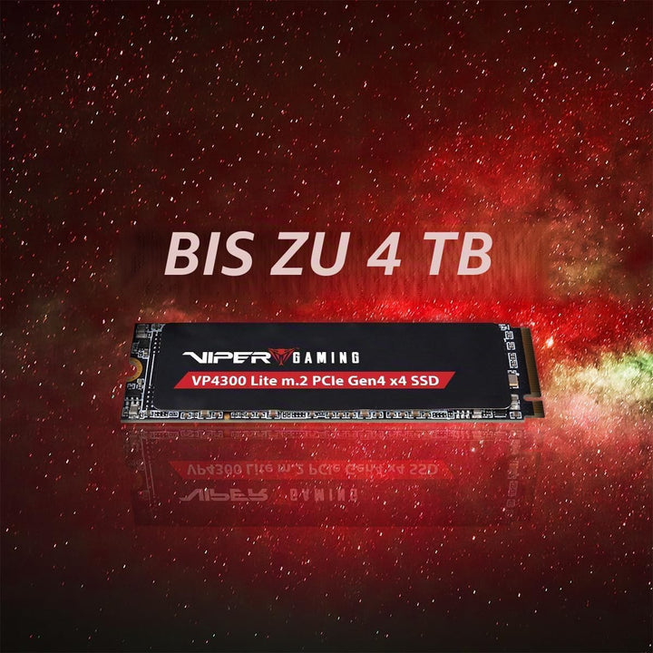 Patriot Memory Viper VP4300 Lite 2TB M.2 PCIe Gen4 x4 SSD Kompatibel mit PS5, 2TB