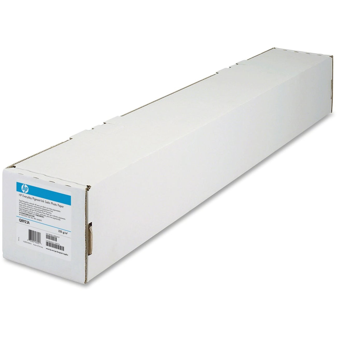 HP Q8922A Everyday Pigment Ink Satin Photopaper Inkjet 235g/m2 1067 mm x 30.5 m 1 Rölle Pack, 1067 m
