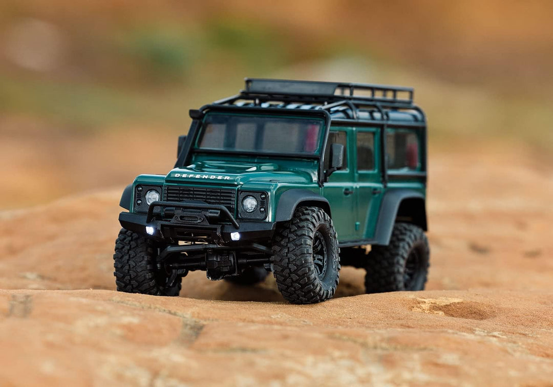Traxxas TRX-4M 1/18 LD Land Rover Defender Blue Scale Crawler mit Akku/Ladegerät 4WD RTR