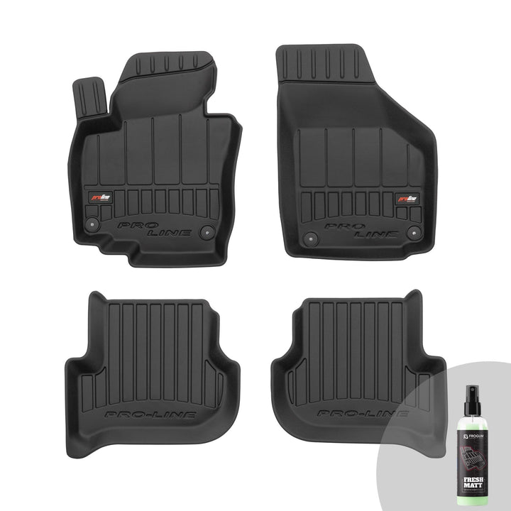 FROGUM ProLine 3D Gummimatten Exklusiven Auto Fussmatten Autofussmatten für Skoda Yeti 2009-2017 | D