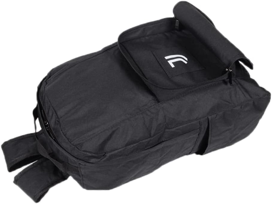 Offizielles Produkt von JUVENTUS, Schwarz, Klappbarer Rucksack für den Einsatz im Koffer und bei Bed
