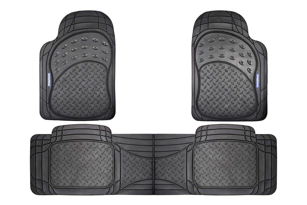 Goodyear GOD9023 Black Rubber Teppiche 3 Stück, SCHWARZ 3PCS, Set of 3 GUMMI SCHWARZ 3PCS, GUMMI SCH