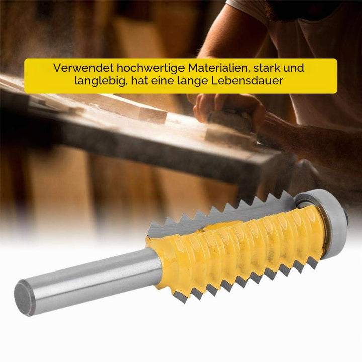 8 Schaft Fräser, Schnurwellen Holzfräser Hartmetall Fräser Fräser Mehrzahn Holzbearbeitungswerkzeug(