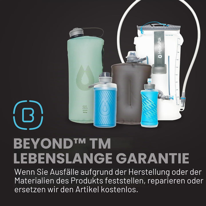 Hydrapak Flux - zusammenklappbare Trinkflasche für Rucksacktouristen (750ml) - BPA-frei, ultraleicht