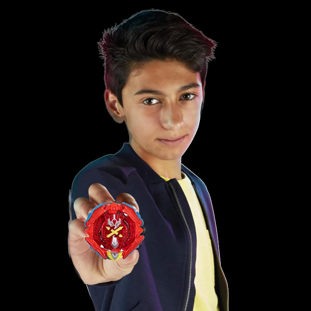 Hasbro Beyblade Burst QuadStrike Xcalius Power Speed Starter Pack, Battle Spielset mit Xcalius Start