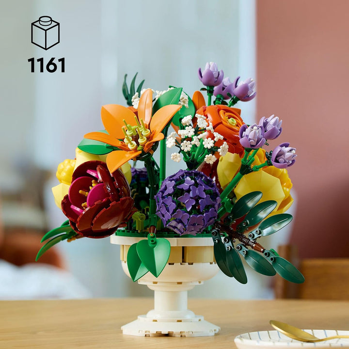 LEGO Botanicals Blumengesteck (10345); Blumen-Deko; Bauset für Erwachsene; Geschenk