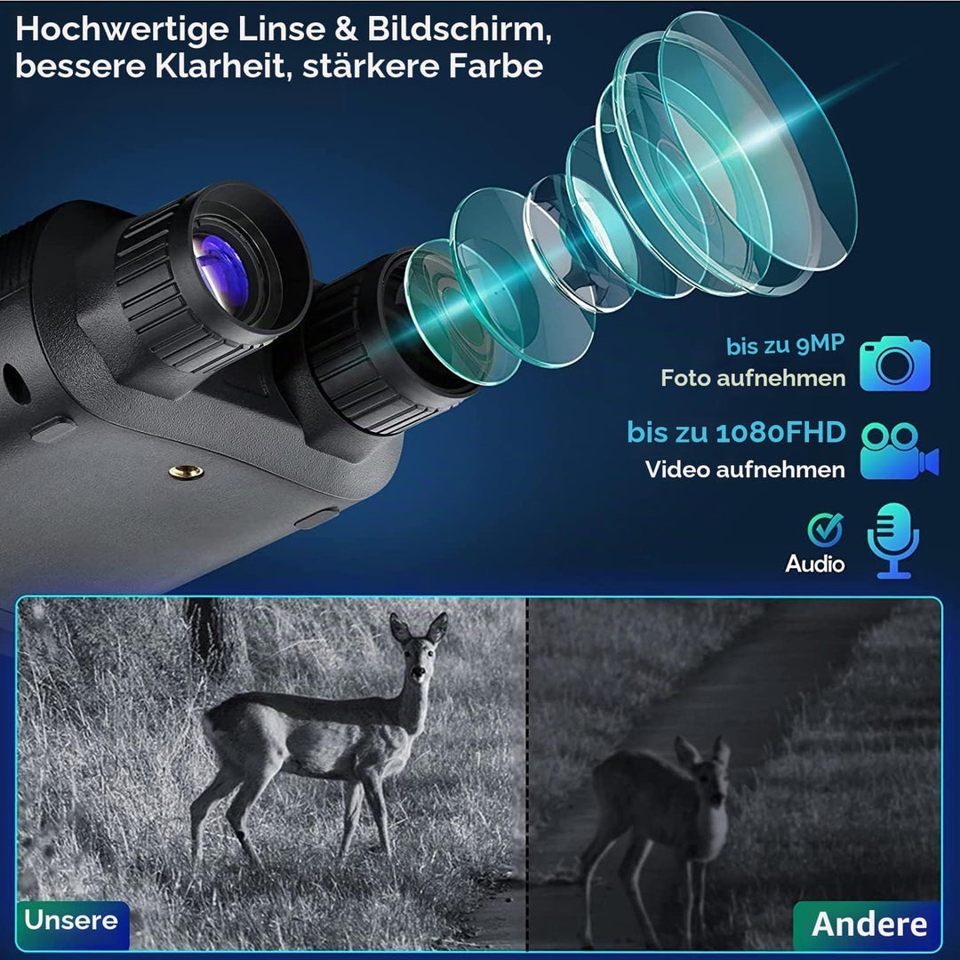 Nachtsichtgerät,Dowesyeen Digitale Ferngla Mit Nachtsicht 3" tft LCD Nachtsichtgeräte Jagd Vorsatzge
