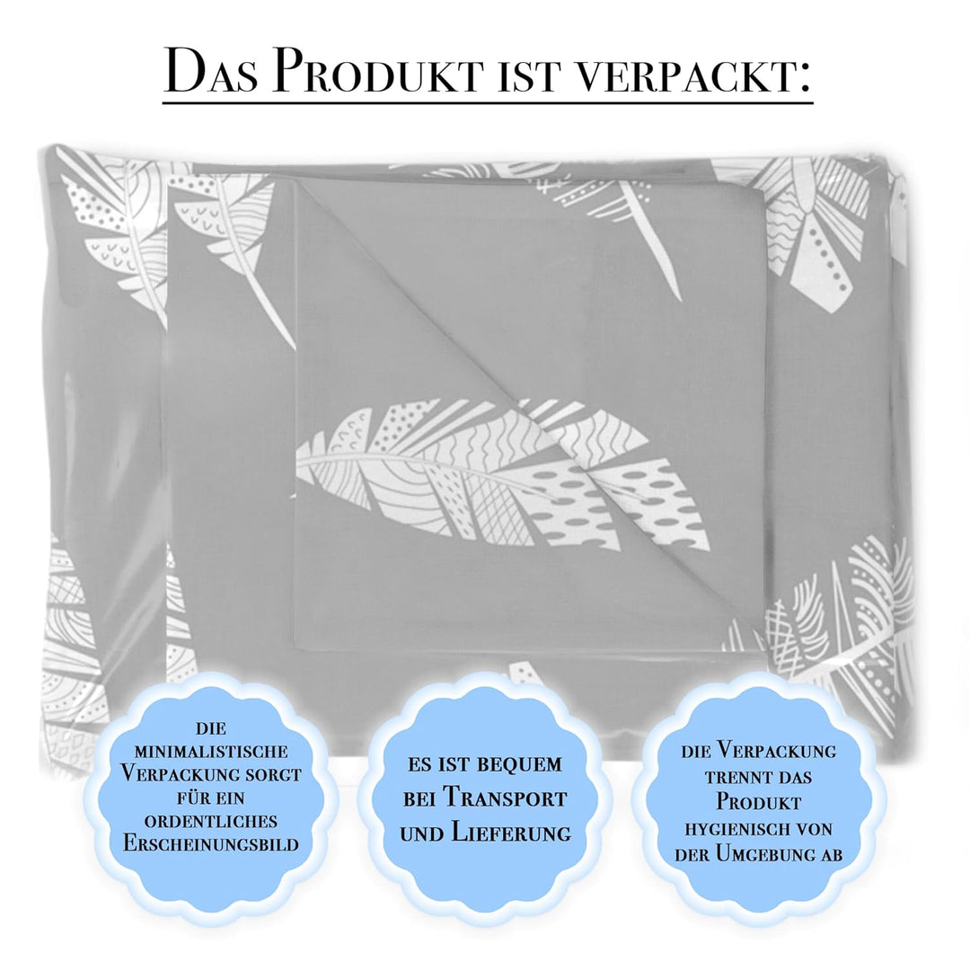 Amilian Kinderbettwäsche 100x135 Baby Bettwäsche Set Grösse Babybettwäsche 135x100 mit Kissenbezug 4