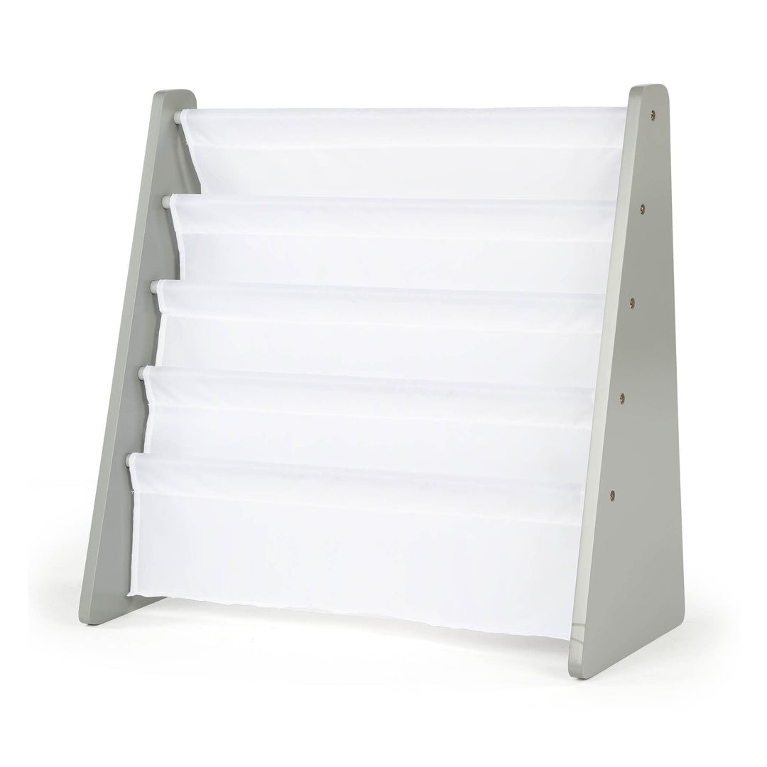 Humble Crew WO671 Kindermöbel - Kinder-Bücherregal aus Holz mit 4 Etagen, Grau/Weiss Grau Weiss, Gra