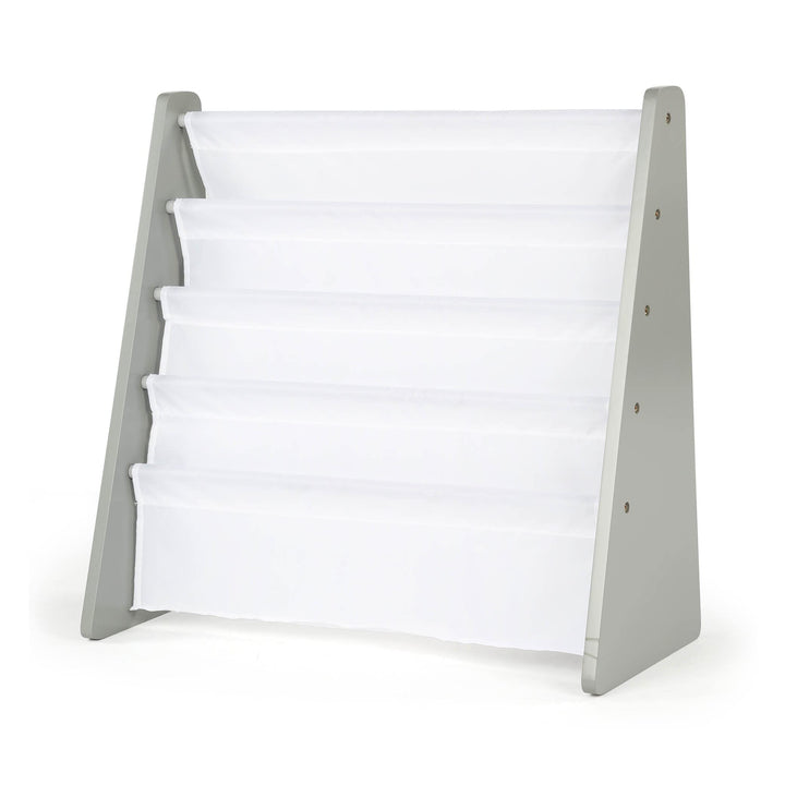 Humble Crew WO671 Kindermöbel - Kinder-Bücherregal aus Holz mit 4 Etagen, Grau/Weiss Grau Weiss, Gra