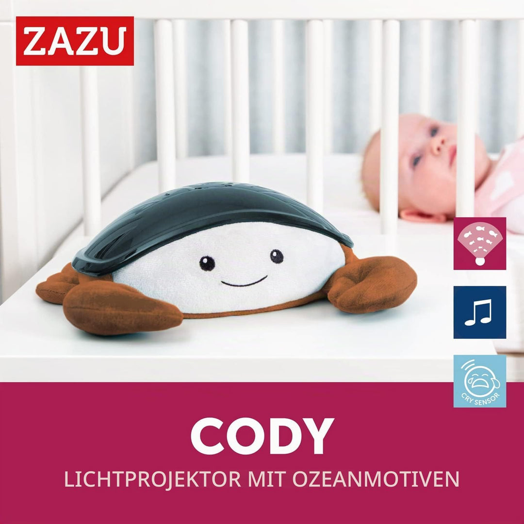 Zazu Kids Cody the Crab LED Nachtlicht Projektor
