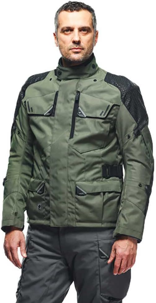 Dainese Herren Ladakh 3l D-dry Jacket Ladakh 3L D-Dry Jacket 44 Militärgrün/Schwarz, 44 Militärgrün/