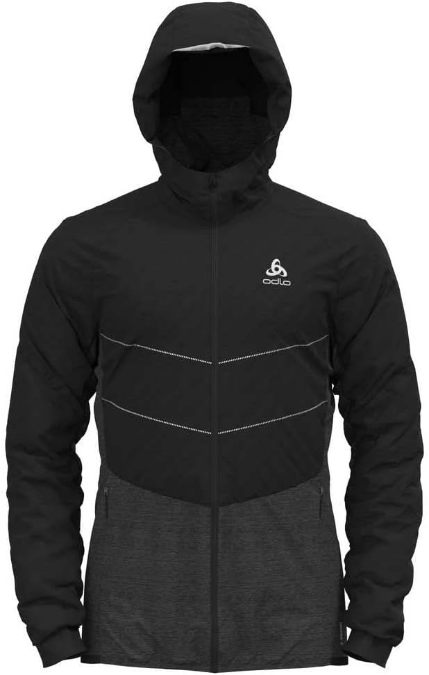 Odlo Herren Jacket Run Easy S-thermic Laufjacke S Schwarz, S Schwarz
