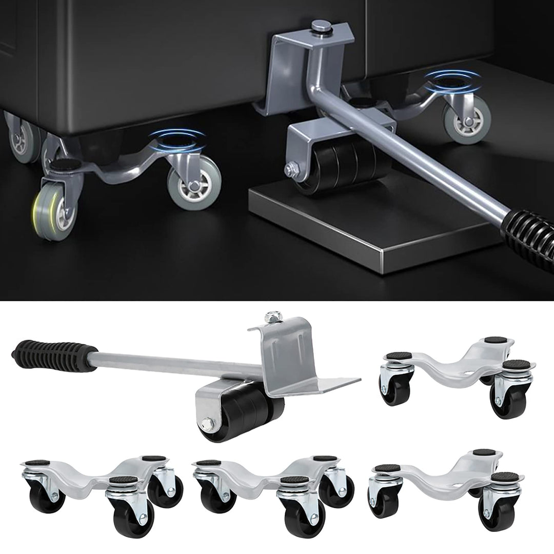 Möbel Transportroller Set, Möbelwagen für Schwere Möbel Möbelheber Rollwagen kit mit 4 Möbelroller 1