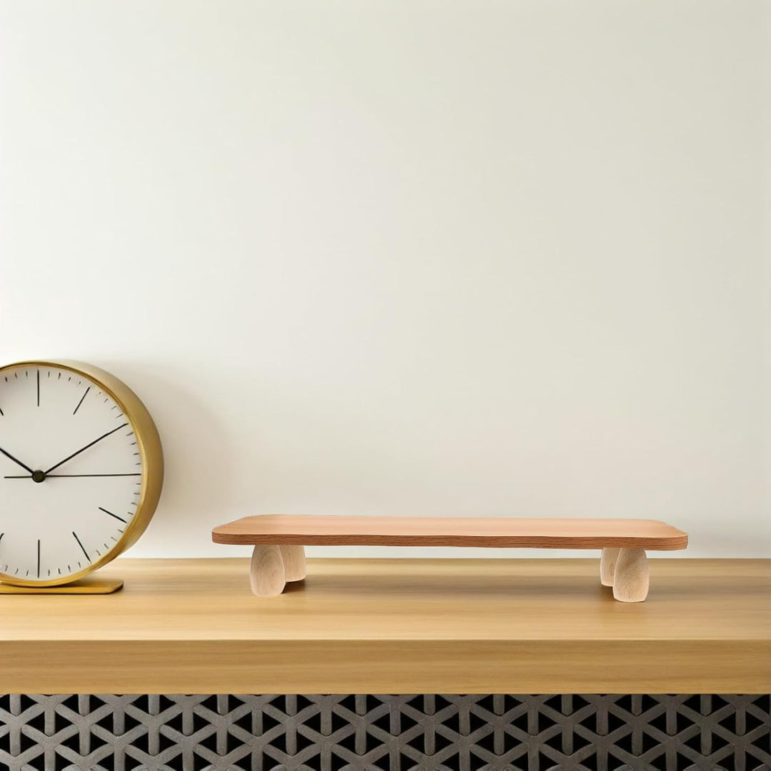 GALPADA Monitorerhöhung mit Ablagefach zur Organisation Am Schreibtisch Minimalistischer Desktop Com