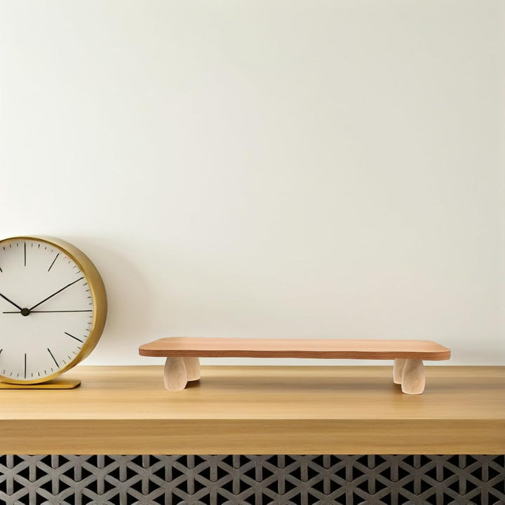 GALPADA Monitorerhöhung mit Ablagefach zur Organisation Am Schreibtisch Minimalistischer Desktop Com