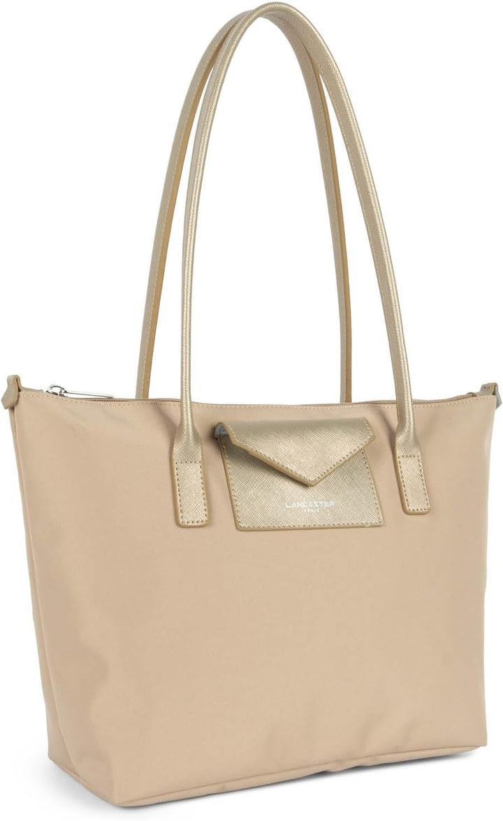 Lancaster Unisex Smart KBA Stofftasche Beige, Beige