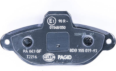 HELLA PAGID 8DB 355 019-931 Bremsbelagsatz - T2216 - Dicke/Stärke: 17mm - Bremssystem: Bendix - inkl