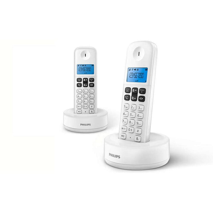 Draadloze telefoon Philips D1612W/34 1,6" 300 mAh Gap (2 pcs) Wit (S0424397) weiss
