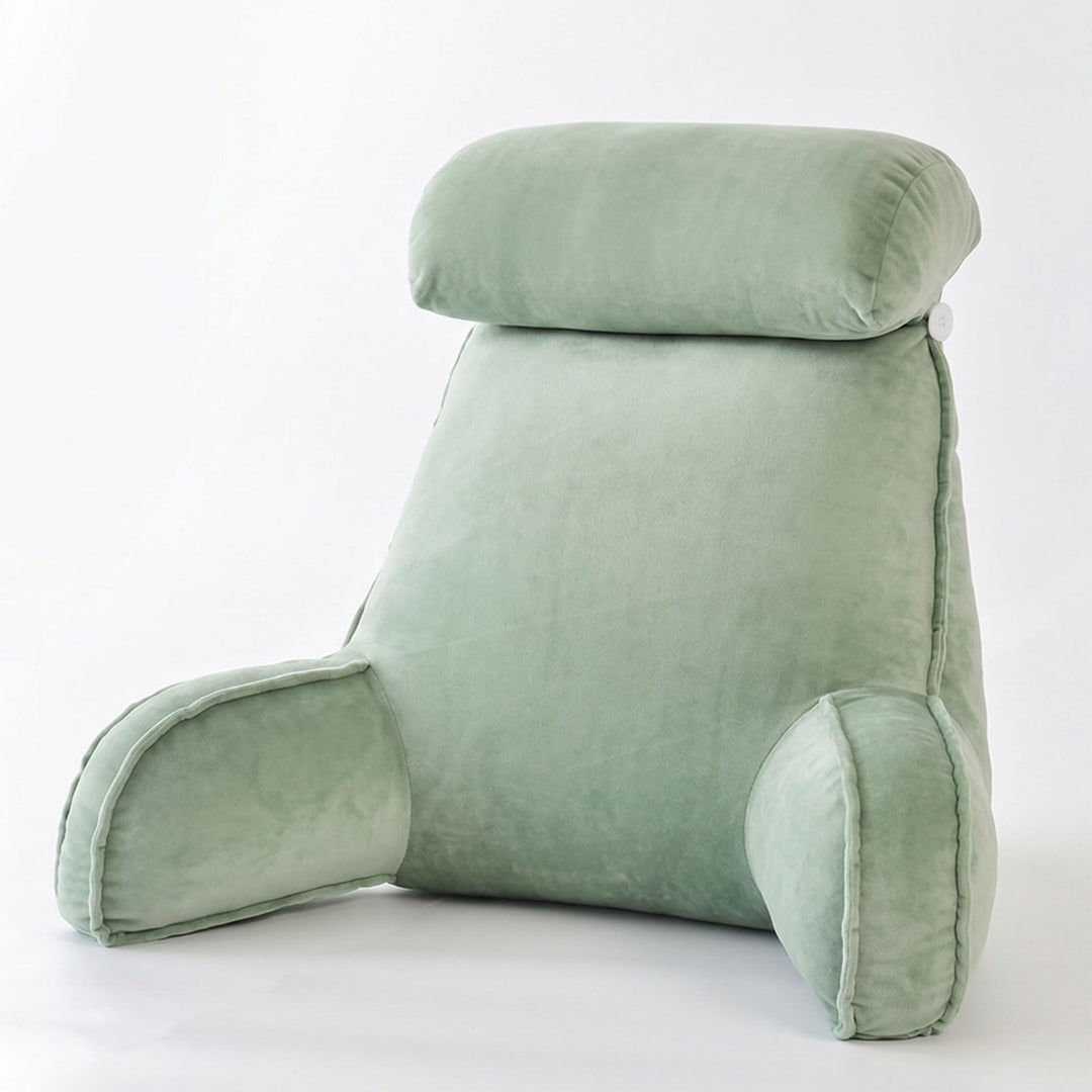 Lesekissen für Bett und Sofa Ergonomisch mit Nackenrolle - Rückenkissen Bett Gross mit Memory Schaum