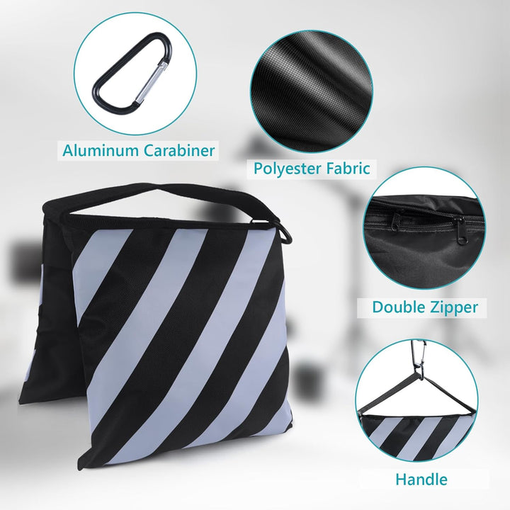 ABCCANOPY Foto-Sandsack für Videoständer, robuste Gewichtstaschen für leichtes Stativ, Campingstuhl,