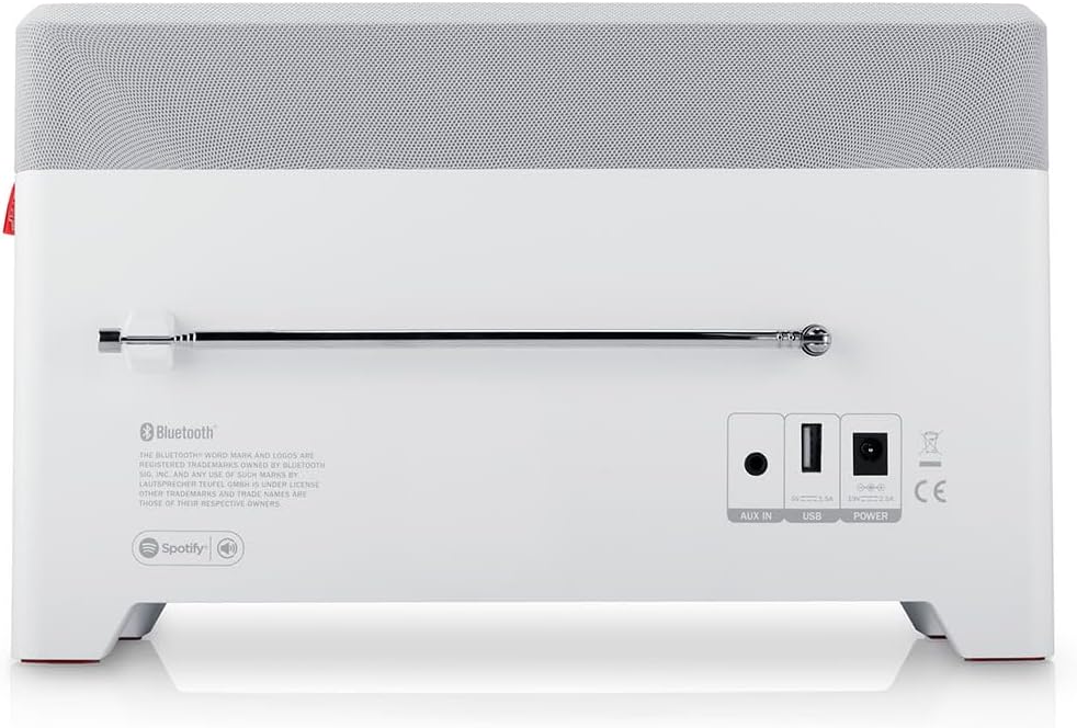 Teufel Radio 3SIXTY DAB+ Internet Radio Stereo Lautsprecher Musik 360-Grad-Sound Dank Dynamore Bluet