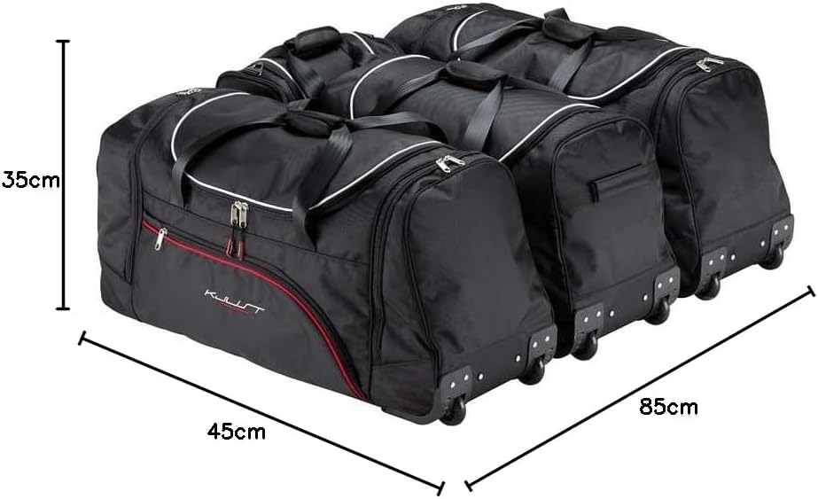 KJUST Kofferraumtaschen 4 stk kompatibel mit MERCEDES-BENZ GLC X253 2015-2022