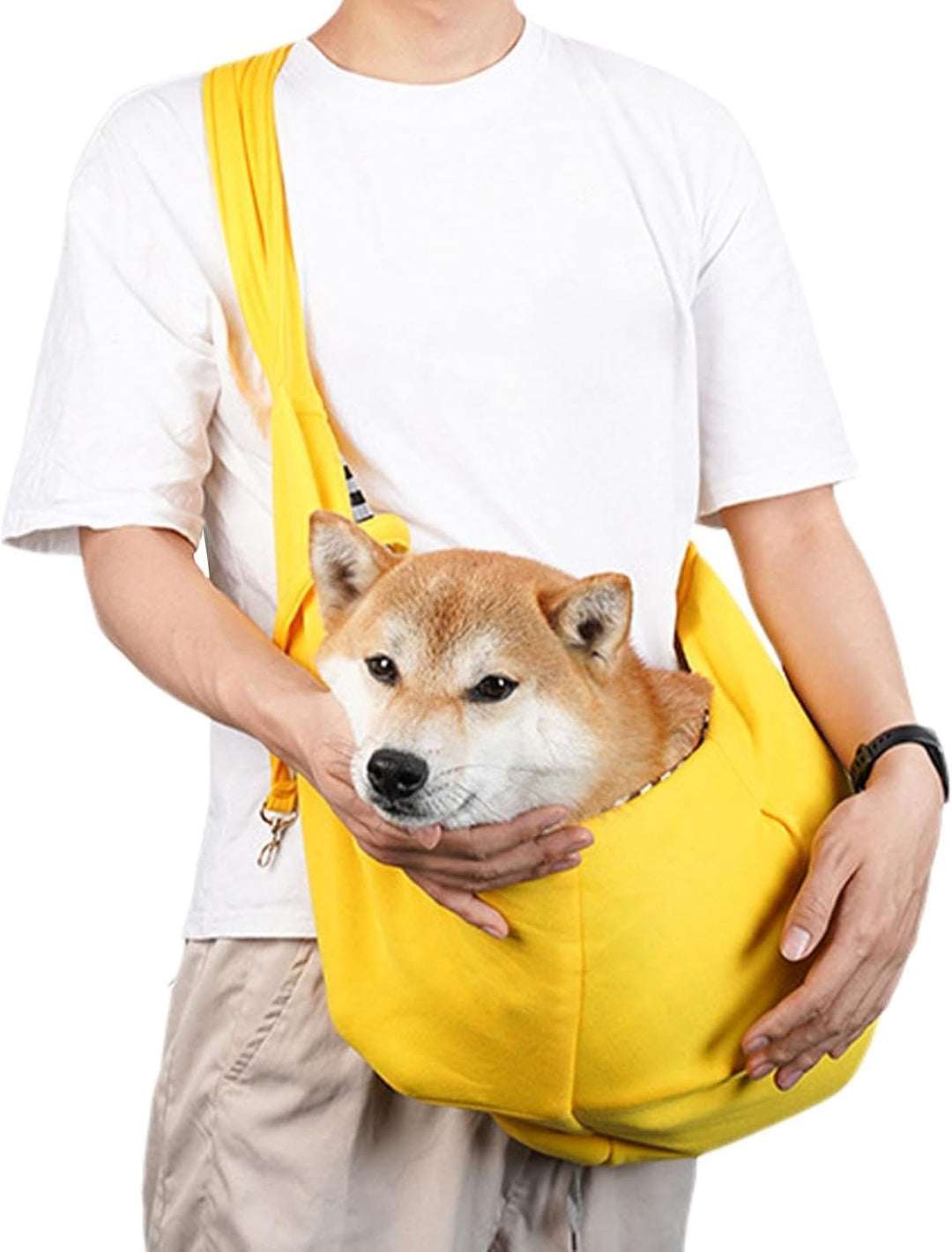Kleine Hunde Katzen Carrier, Handfreie sichere Hundetragetasche für Hunde, Atmungsaktiver Babytrage