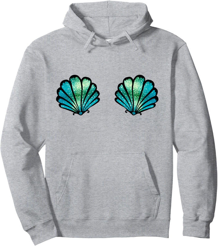 Meerjungfrau Muschel BH Bikini Kostüm Karneval mermaid, Pullover Hoodie
