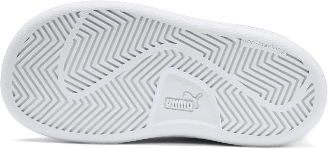 PUMA Jungen Unisex Kinder Smash v2 L V PS Sneaker 20 EU Puma White Puma White, 20 EU Puma White Puma