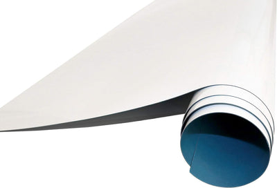 Queence Whiteboard Magnetisch 100x50 cm inkl. Neodym-Magnete | Selbstklebende Magnet Folie | Markerb