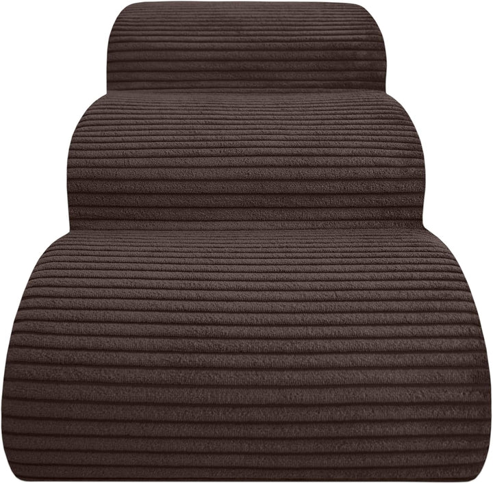Hundetreppe 3 Stufen - 60 x 30 x 40 cm - rutschfest Weich für Kleine Hunde Haustiertreppe Stabil Sic
