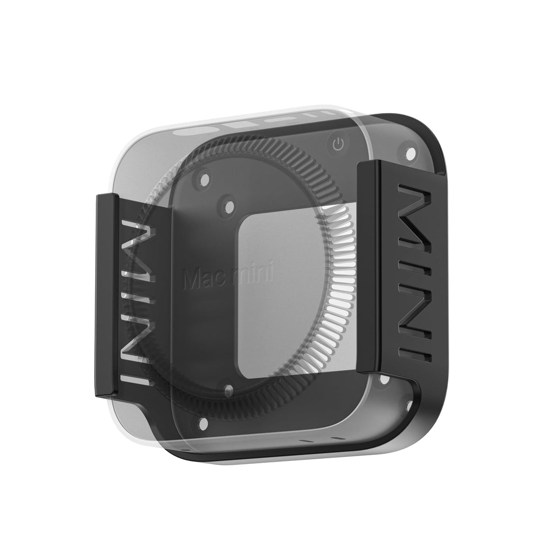 Fasgear ABS Plastik VESA Halterung für Mac-mini M4 /Pro 2024,Halterung Unter Schreibtisch ohne Bohre