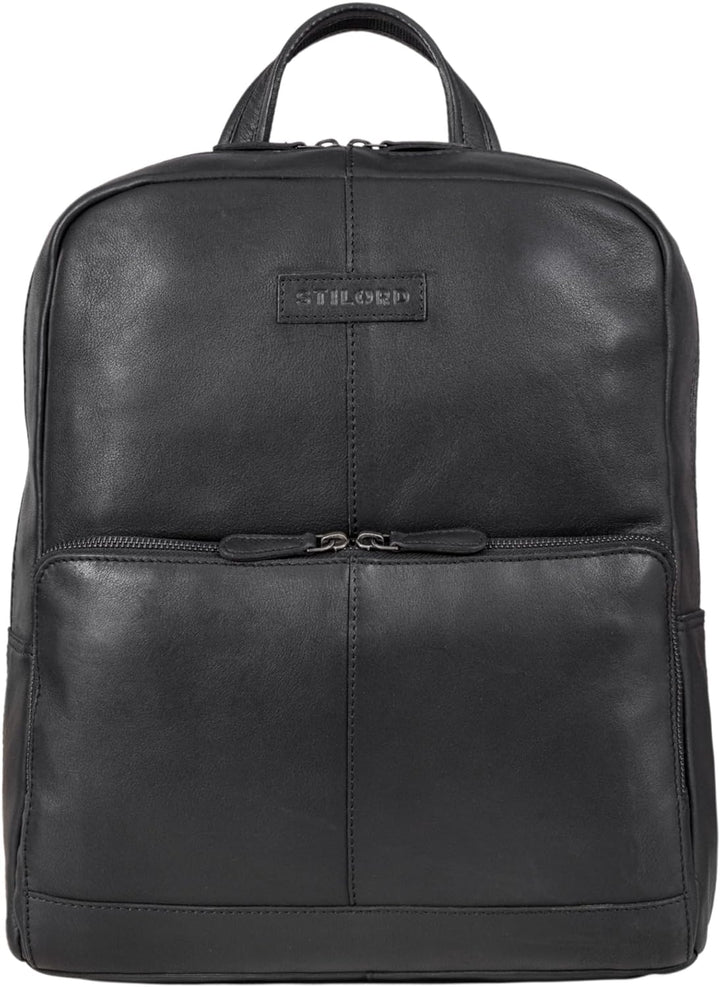 STILORD 'Friedrich' Business Rucksack Herren und Damen Leder Laptop Rucksack 15,6 Zoll Rucksack Lede